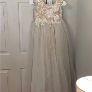 White with nude underlay girls formal